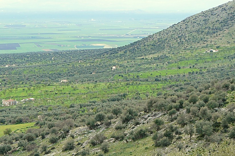 Monte Ividori con valle di Vituro...e vista sul Tavoliere